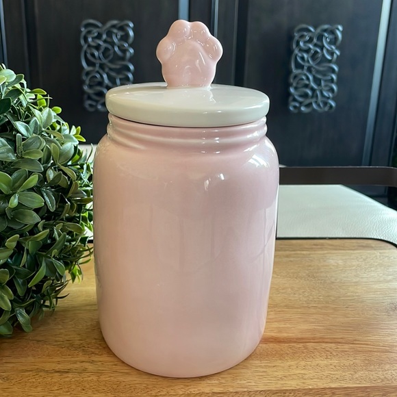 Rae Dunn I WUFF YOU Pink Baby Canister NWT 🇺🇸 Release - Picture 3 of 16